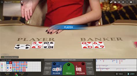 live dealer baccarat online casino pa